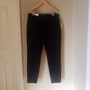 Black velvet pants - 12
